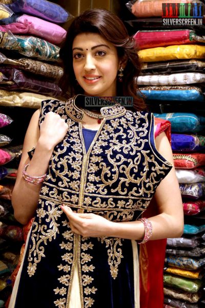 Pranitha Launches VRK Silks Showroom