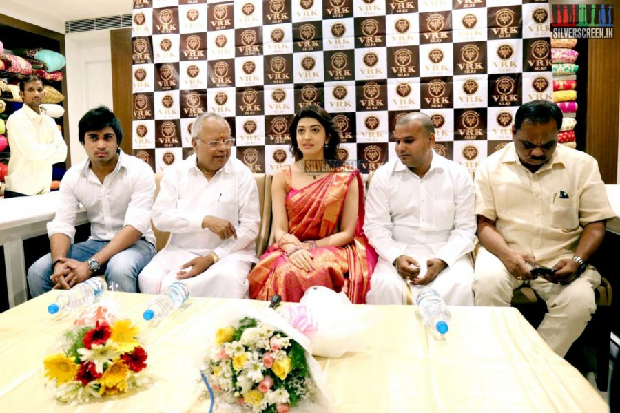 Pranitha Launches VRK Silks Showroom