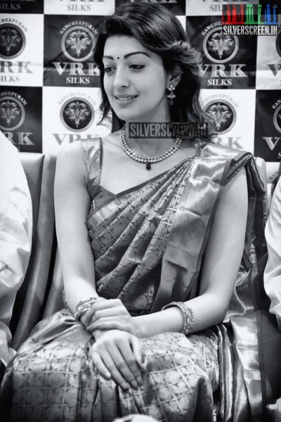 Pranitha Launches VRK Silks Showroom