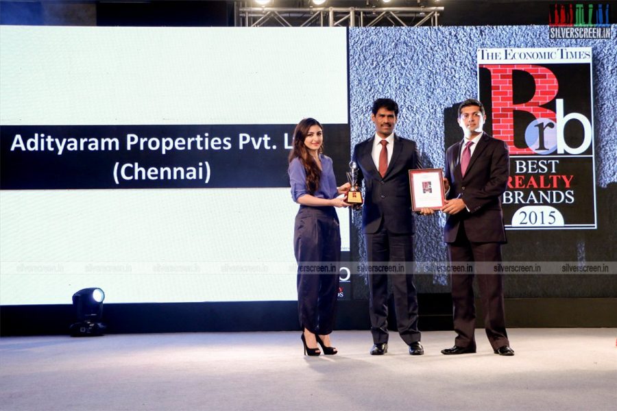 Producer Adityaram Receives Best Realty Brand Award – 2015