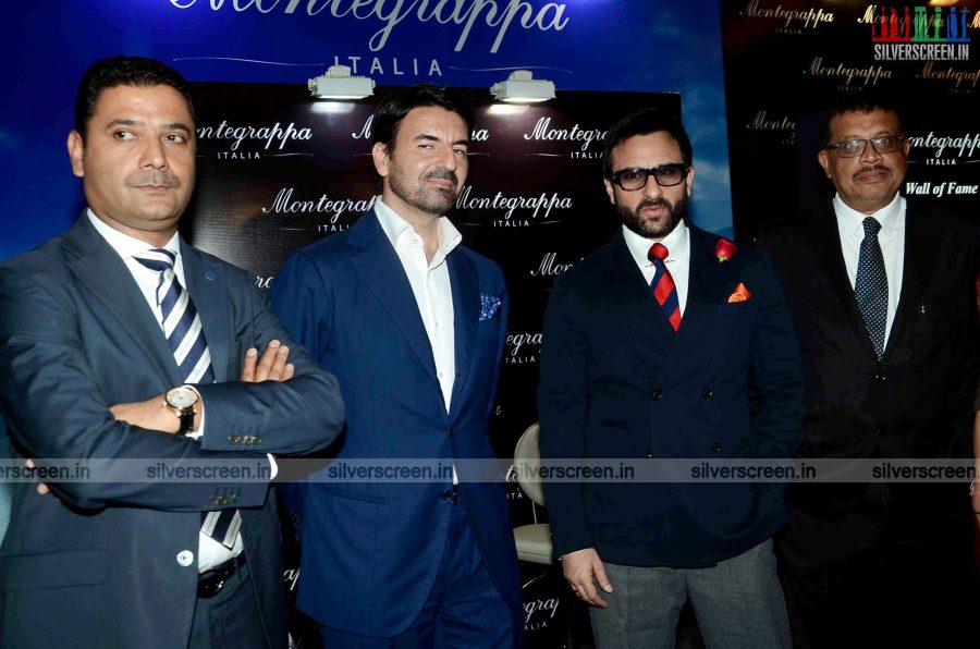 Saif Ali Khan Launches Montegrappa Italy luxury Brand