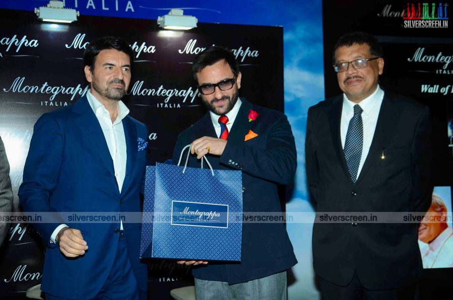 Saif Ali Khan Launches Montegrappa Italy luxury Brand