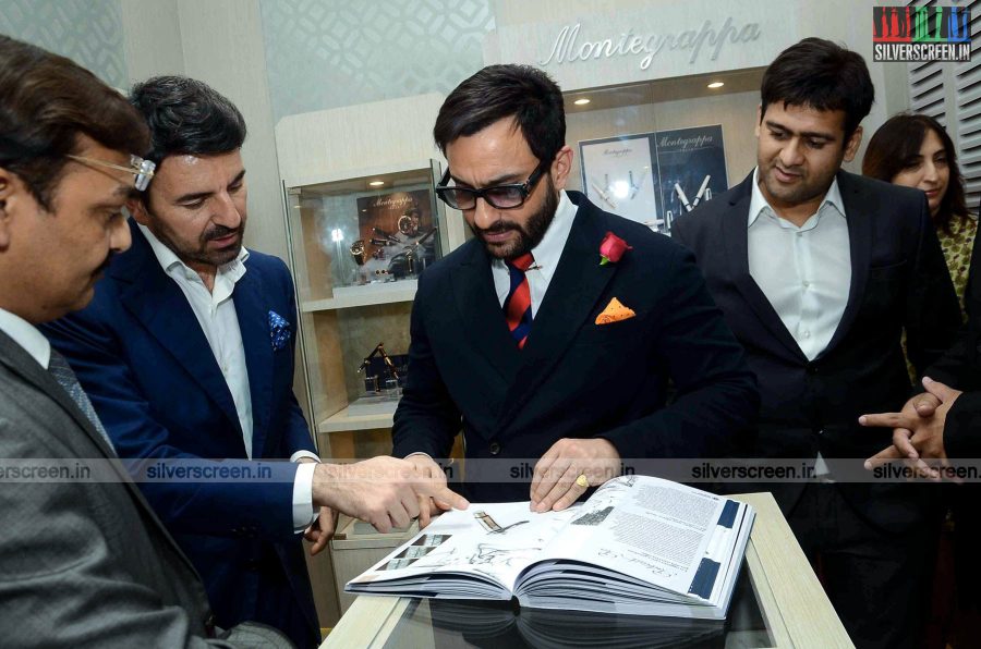 Saif Ali Khan Launches Montegrappa Italy luxury Brand