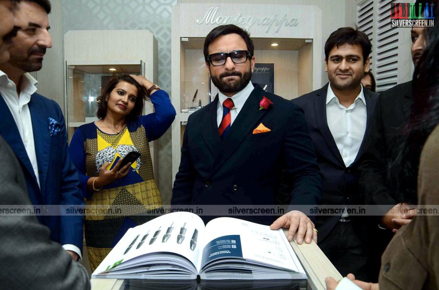 Saif Ali Khan Launches Montegrappa Italy luxury Brand