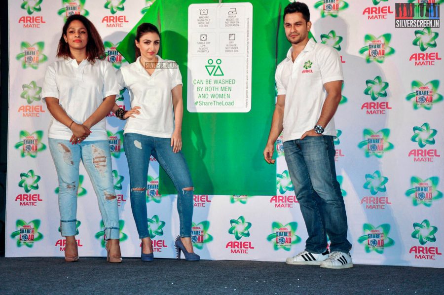 Soha Ali Khan launches Ariel Men and Women Wash Care Label