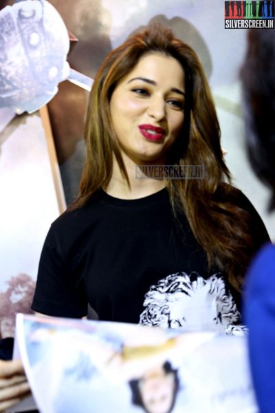 Tamannaah and Rana at Baahubali Zone in ComicCon Bangalore