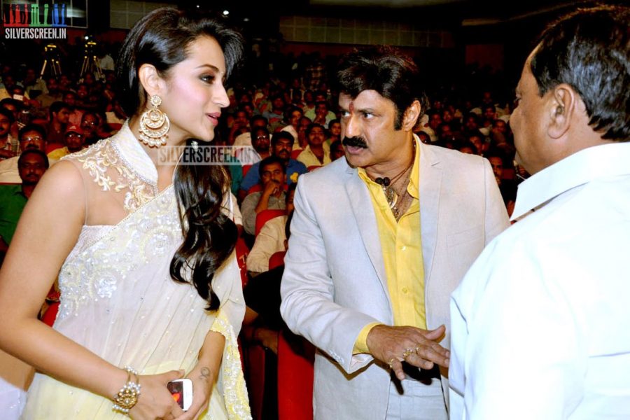 Actress Trisha Krishnan at Lion Telugu Movie Audio Launch