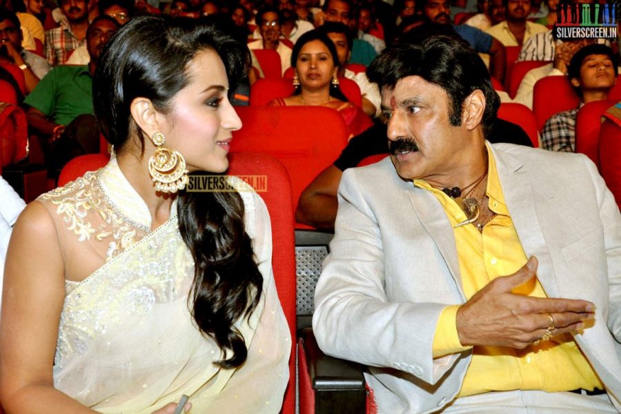 Actress Trisha Krishnan at Lion Telugu Movie Audio Launch