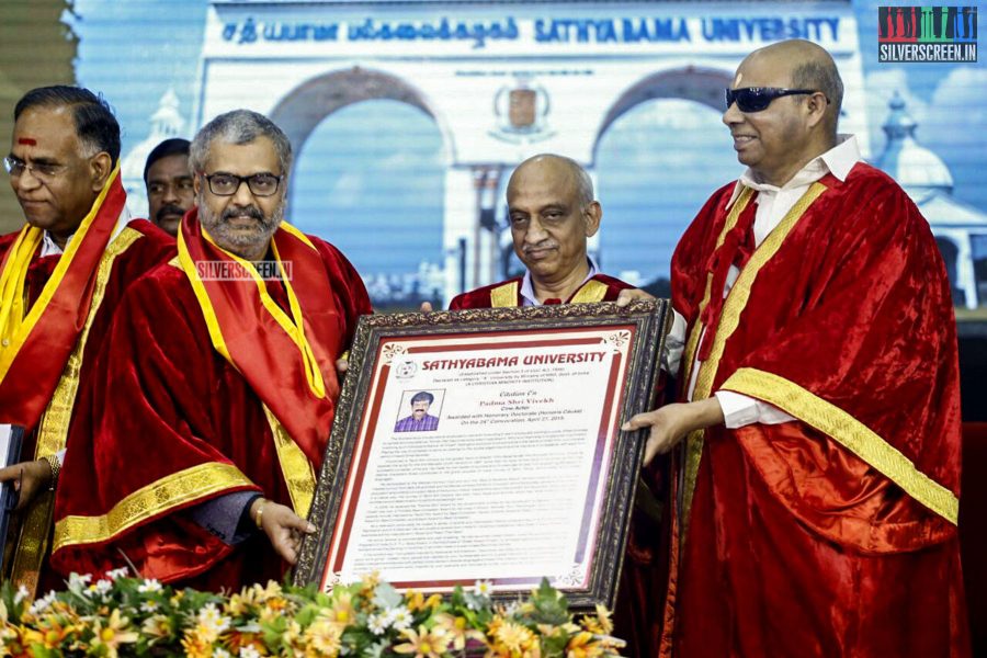 Vivek Conferred with Honorary Doctorate Photos