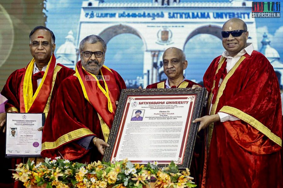 Vivek Conferred with Honorary Doctorate Photos