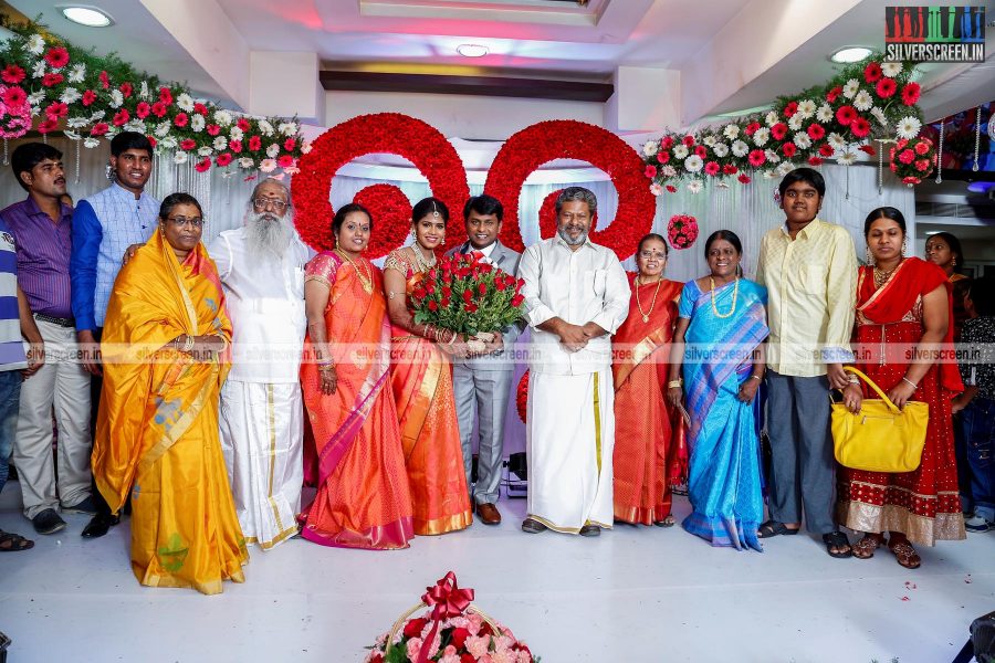 Writer Balakumaran Son Suryaa's Wedding Reception Photos