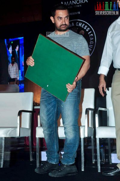 Aamir Khan at Chess Tournament