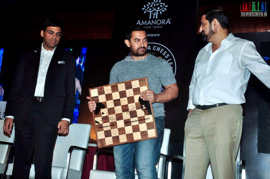 Aamir Khan at Chess Tournament