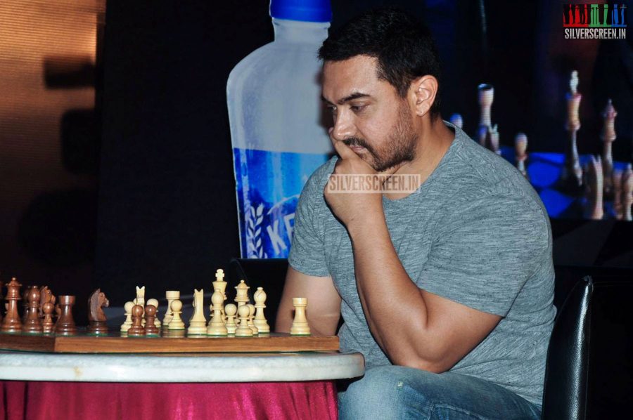 Aamir Khan at Chess Tournament