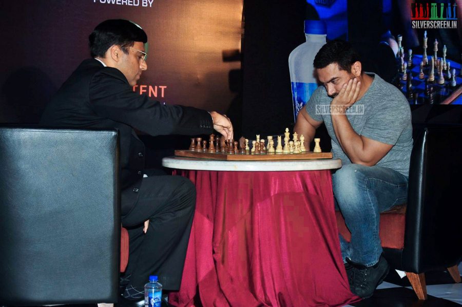 Aamir Khan at Chess Tournament