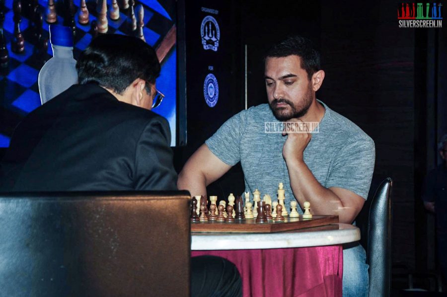 Aamir Khan at Chess Tournament