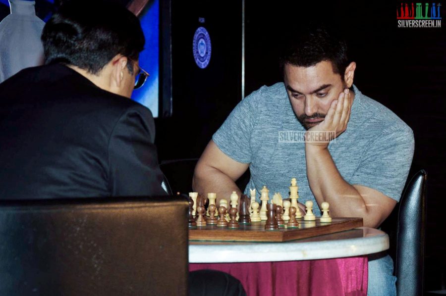 Aamir Khan at Chess Tournament