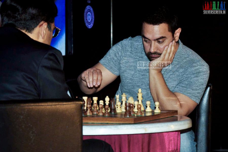 Aamir Khan at Chess Tournament