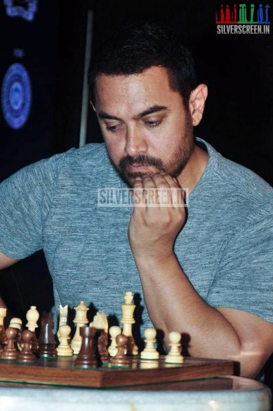 Aamir Khan at Chess Tournament