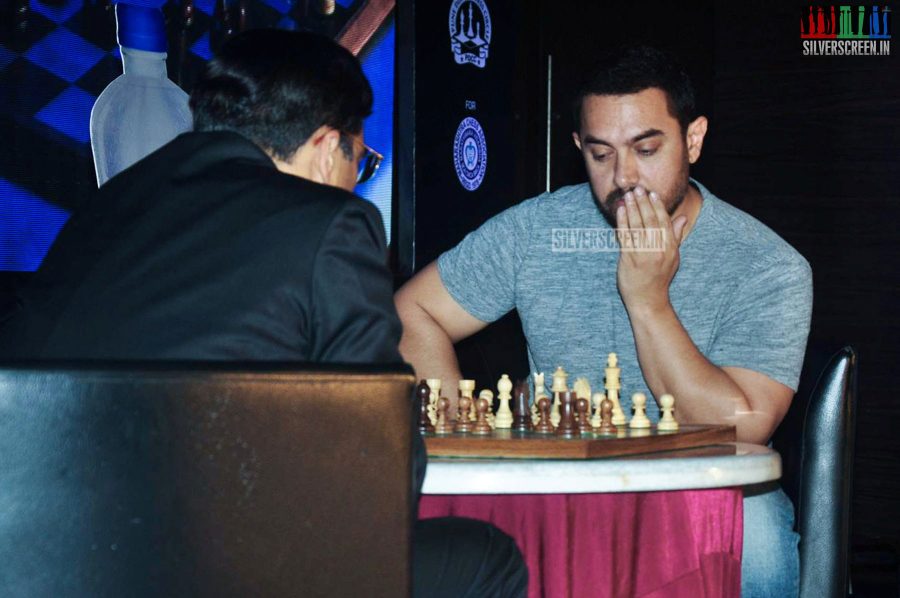 Aamir Khan at Chess Tournament