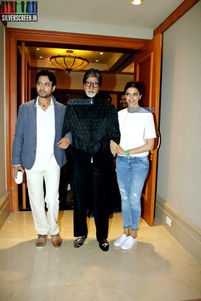 Deepika Padukone at a Piku Promo Press Meet