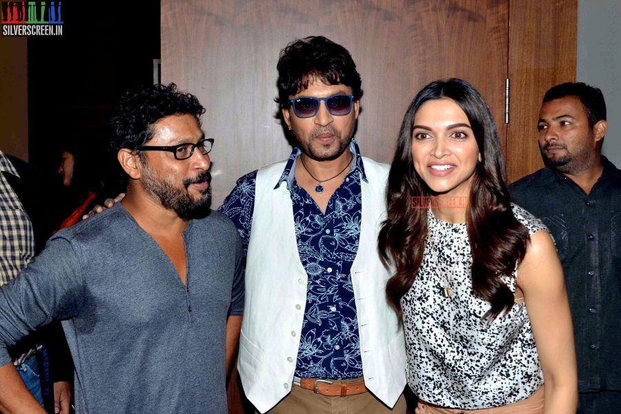 Deepika Padukone and Irrfan Khan at Amul book launch