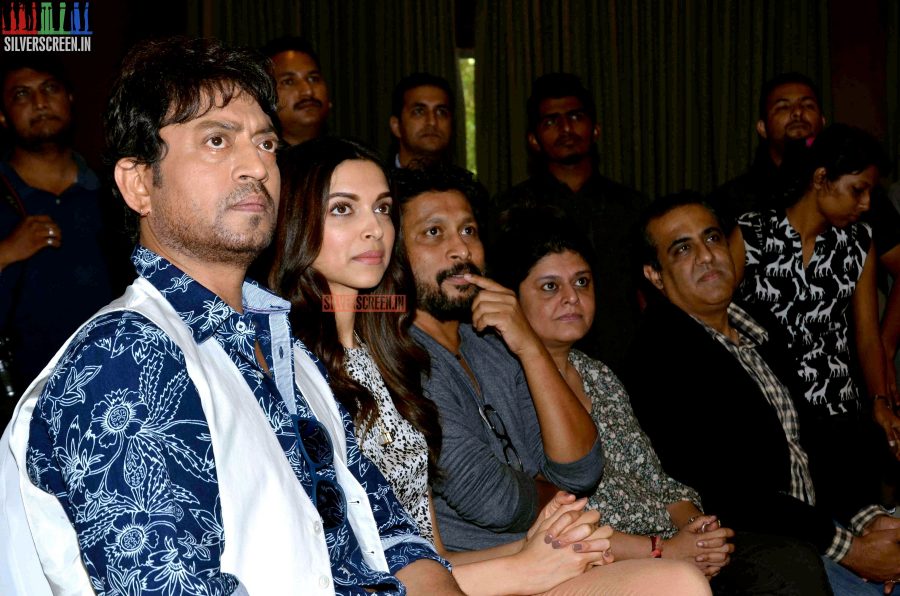 Deepika Padukone and Irrfan Khan at Amul book launch