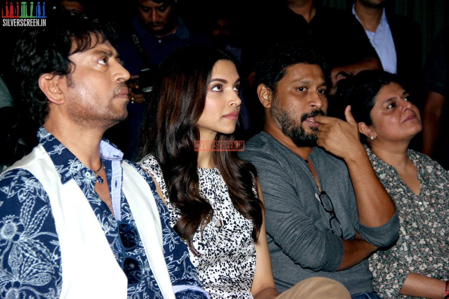 Deepika Padukone and Irrfan Khan at Amul book launch