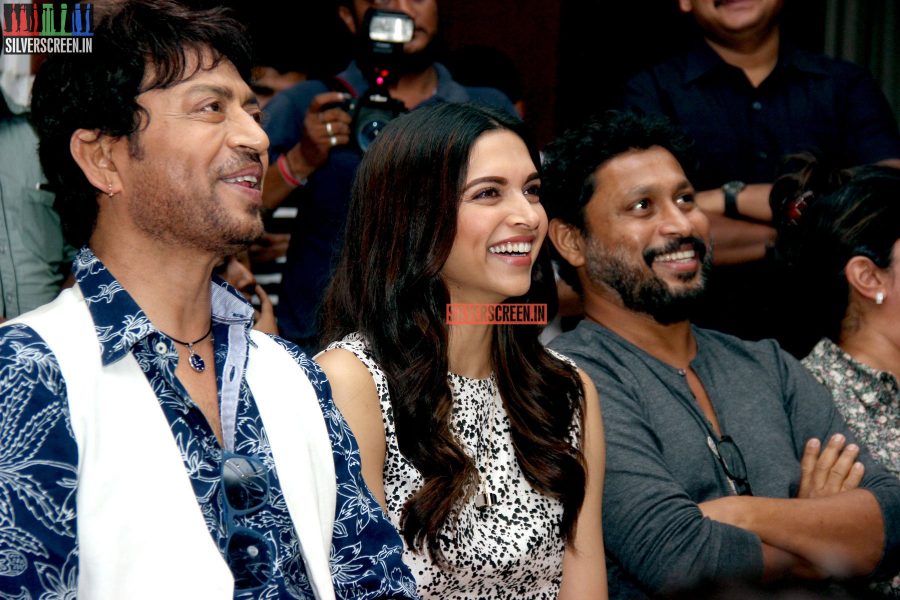 Deepika Padukone and Irrfan Khan at Amul book launch