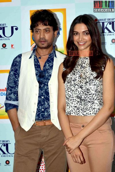 Deepika Padukone and Irrfan Khan at Amul book launch