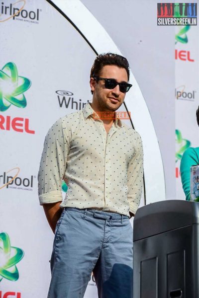 Imran Khan and Mandira Bedi at Ariel Share The Load Event with Whirlpool India