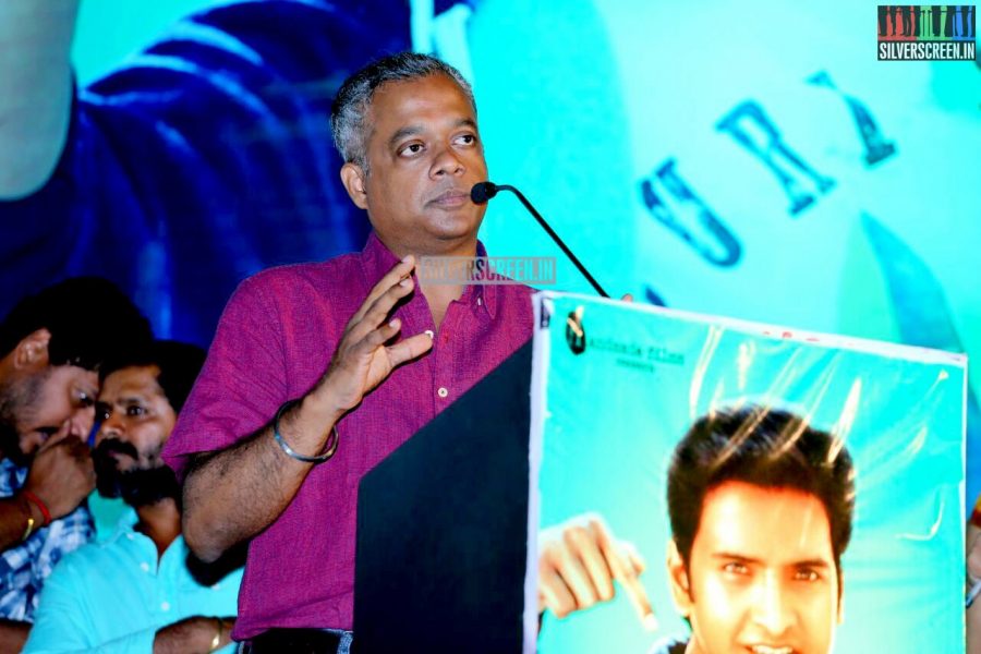 Gautham Menon at the Inimey Ippadithaan Audio Launch