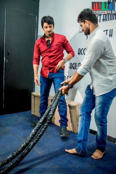 Jiiva Inaugurates Hybrid Crossfit Gym - HQ Photos