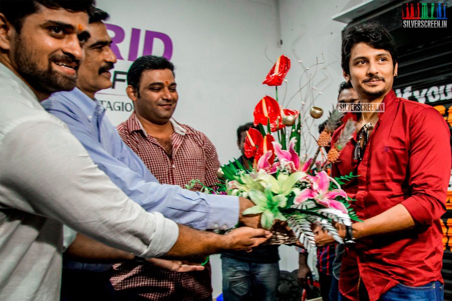 Jiiva Inaugurates Hybrid Crossfit Gym - HQ Photos