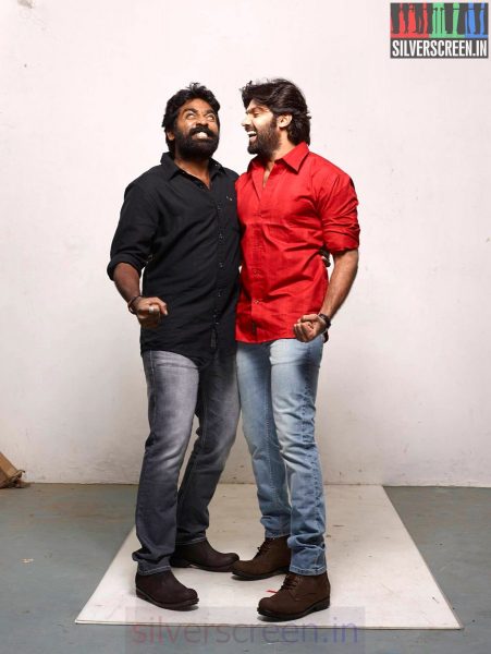 Actor Arya and Vijay Sethupathi in Purampokku Movie Stills