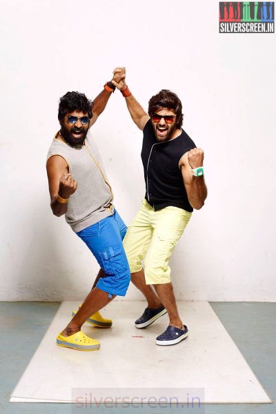 Actor Arya and Vijay Sethupathi in Purampokku Movie Stills