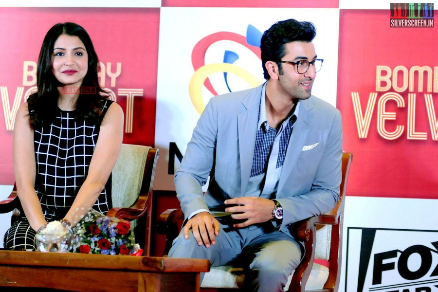 Ranbir and Anushka at Bombay Velvet Game Launch