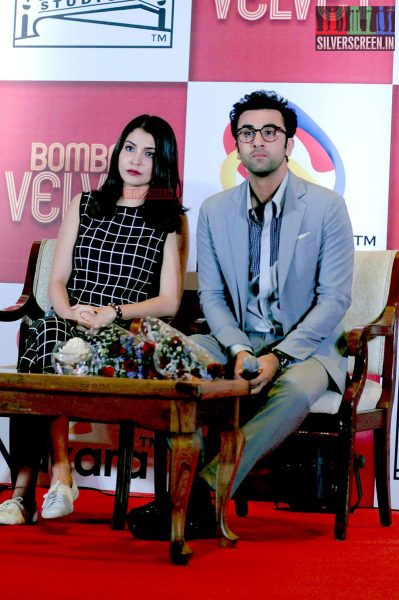 Ranbir and Anushka at Bombay Velvet Game Launch