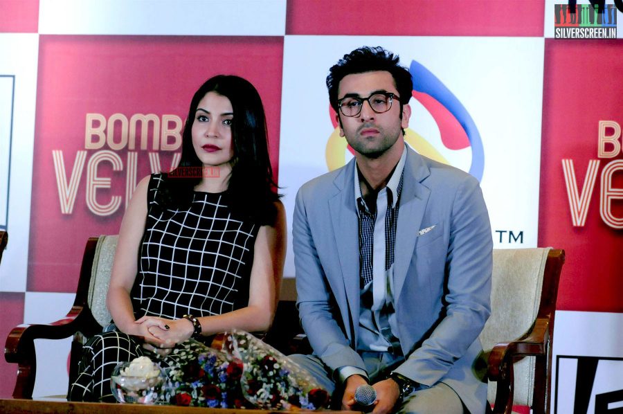 Ranbir and Anushka at Bombay Velvet Game Launch