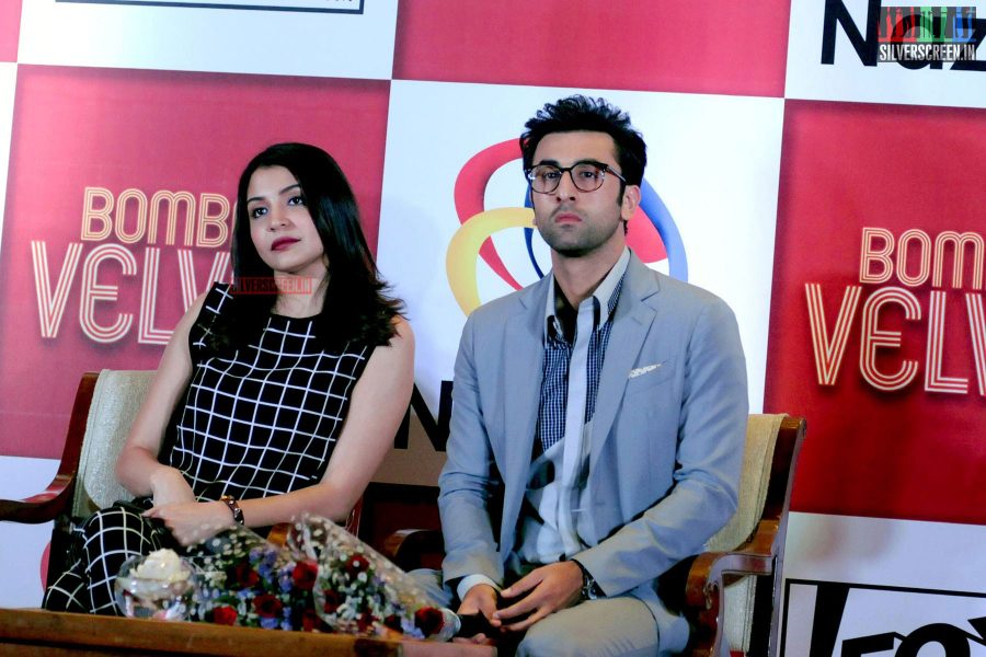 Ranbir and Anushka at Bombay Velvet Game Launch