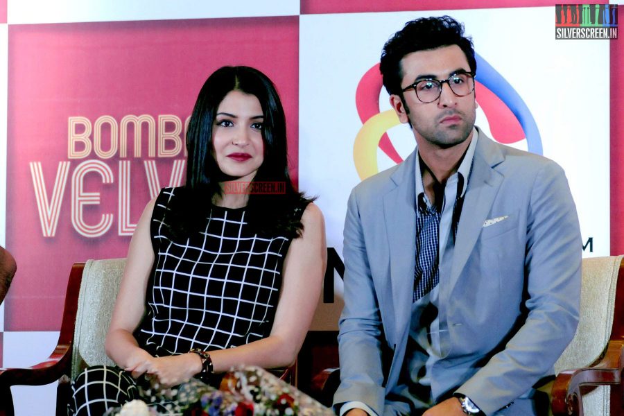 Ranbir and Anushka at Bombay Velvet Game Launch