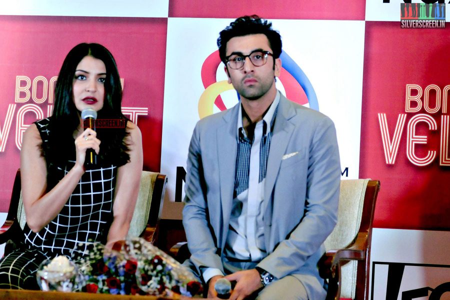 Ranbir and Anushka at Bombay Velvet Game Launch