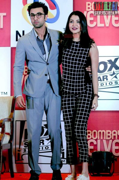 Ranbir and Anushka at Bombay Velvet Game Launch