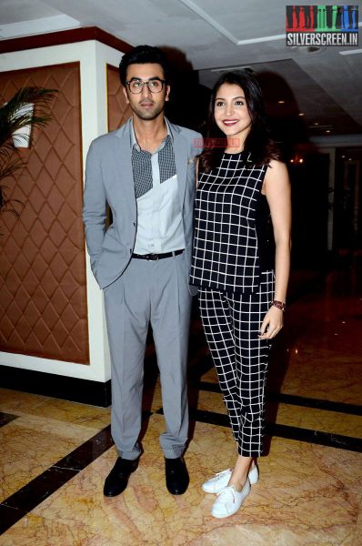 Ranbir and Anushka at Bombay Velvet Game Launch