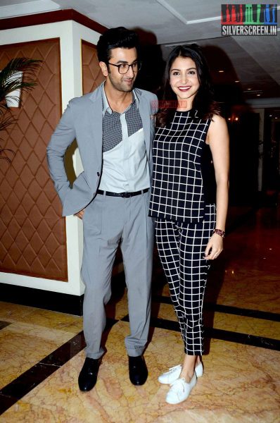 Ranbir and Anushka at Bombay Velvet Game Launch