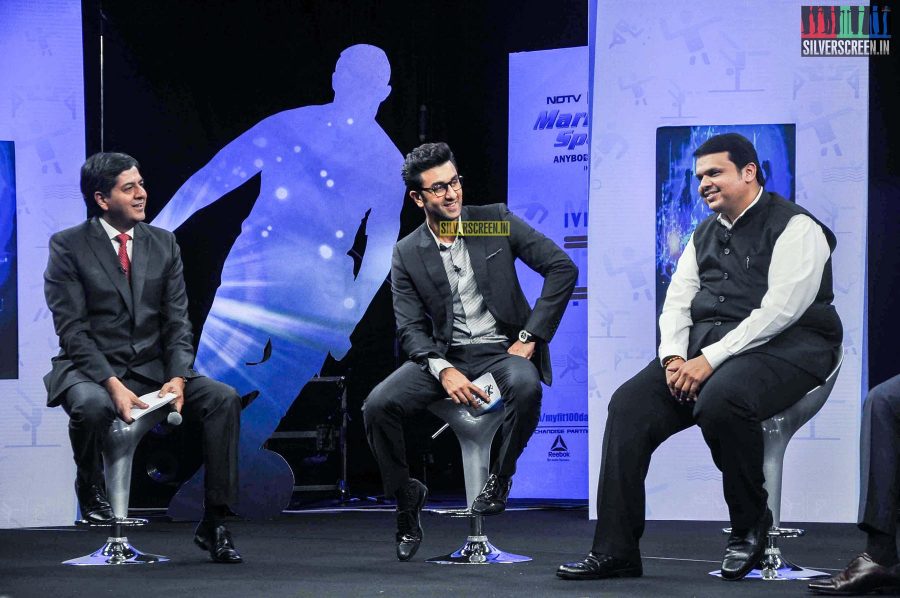 Ranbir Kapoor at NDTV-Nirmal Marks For Sports