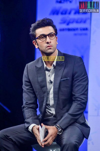 Ranbir Kapoor at NDTV-Nirmal Marks For Sports