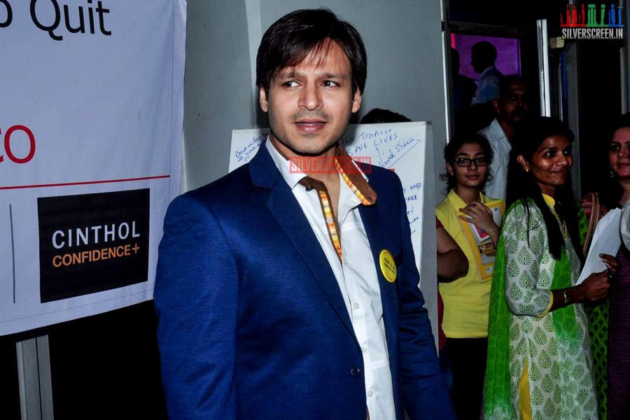 Raveena Tandon and Vivek Oberoi at Anti Cancer Event