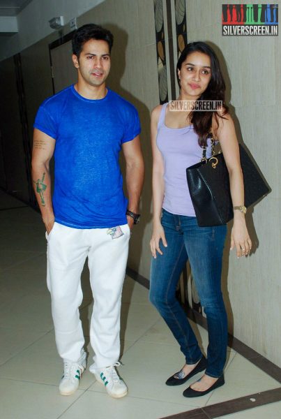 Shraddha Kapoor and Varun Dhawan Recording for ABCD 2