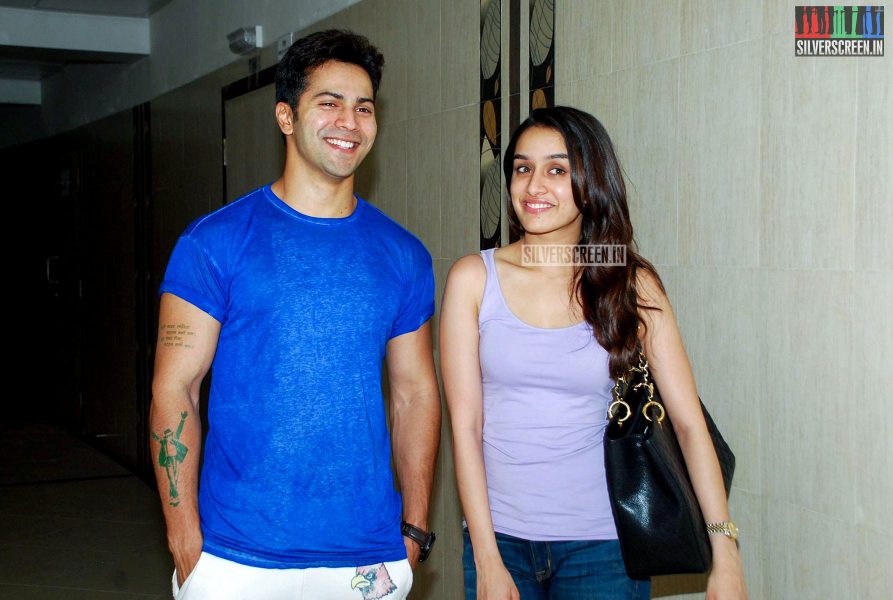 Shraddha Kapoor and Varun Dhawan Recording for ABCD 2